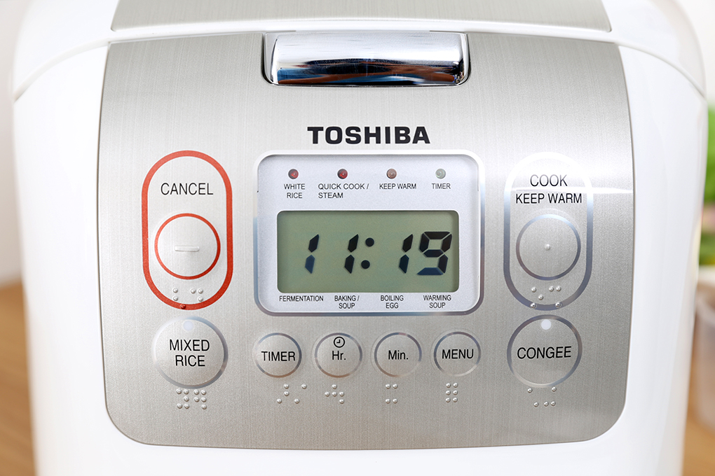 Cách hẹn giờ nấu cơm tự động bằng nồi cơm điện tử Toshiba Cách hẹn giờ nấu cơm tự động bằng nồi cơm điện tử Toshiba
