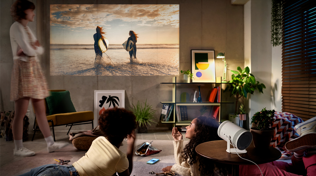 Máy Chiếu Smart Tivi 100 inch Bỏ Túi Samsung The Freestyle SP-LSP3