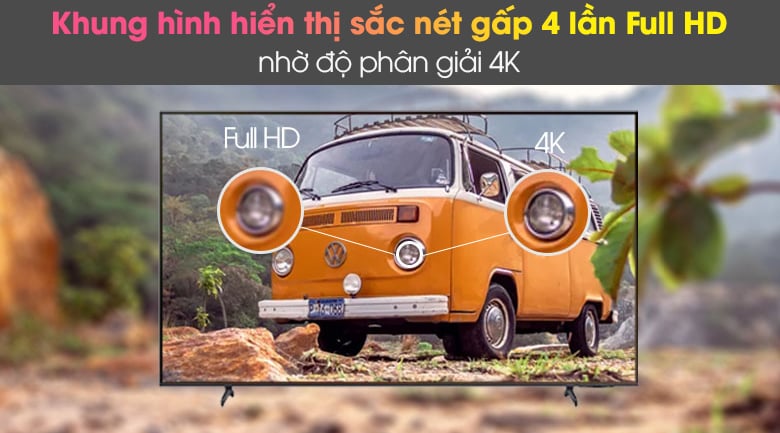 Độ phân giải 4K - Smart Tivi Samsung 4KUA65AU8100