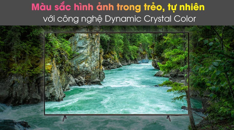 Dynamic Crystal Color - Smart Tivi Samsung 4KUA65AU8100