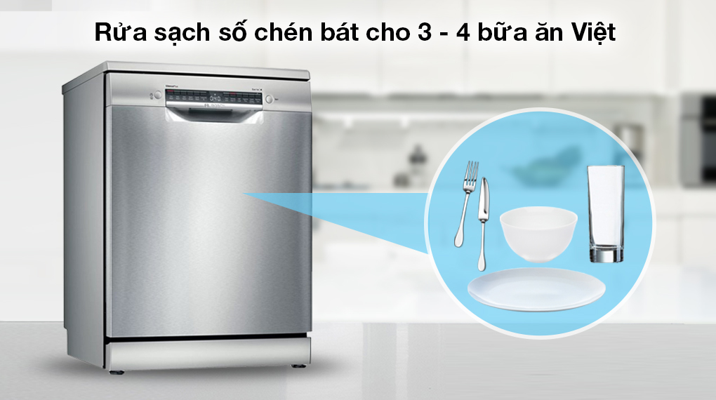 Máy rửa chén độc lập Bosch SMS4IVI01P