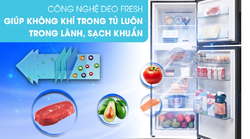 Làm lạnh hiệu quả với công nghệ làm lạnh 360 độ - Tủ lạnh Aqua Inveter 235 lít AQR-IG248EN (GB)